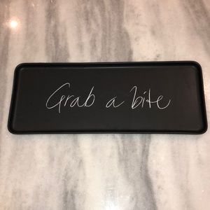 Pier 1 stoneware snack platter